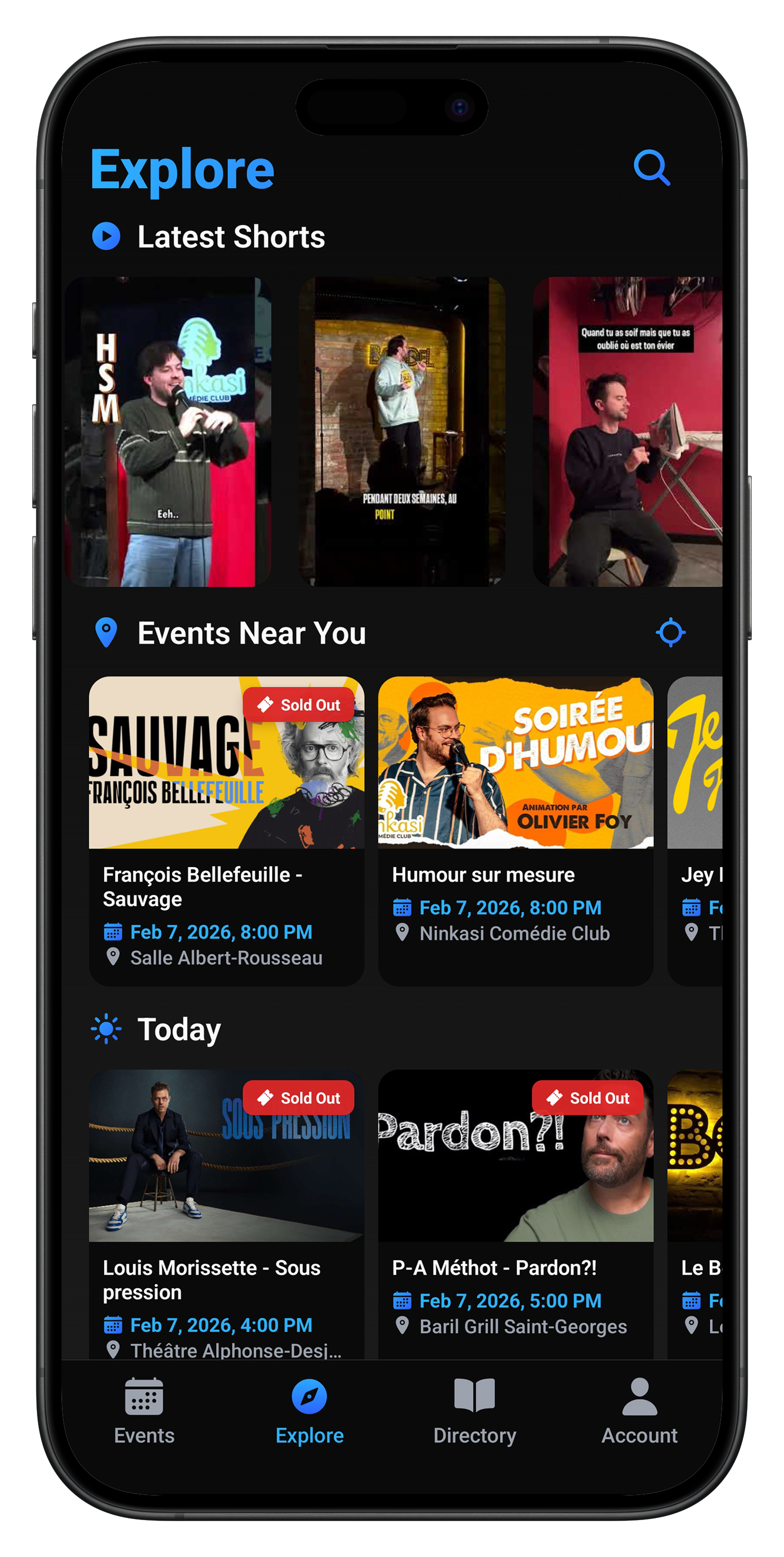 Explore Quebec comedy